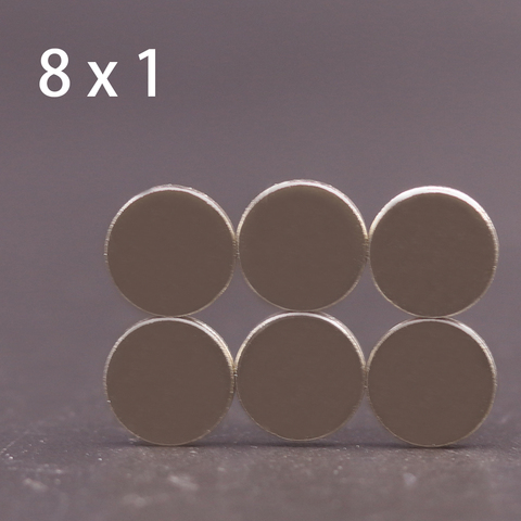 10/50/100/200/500 Pcs 8x1 Neodymium Magnet 8mm x 1mm N35 NdFeB Round Super Powerful Strong Permanent Magnetic imanes Disc 8x1 ► Photo 1/6