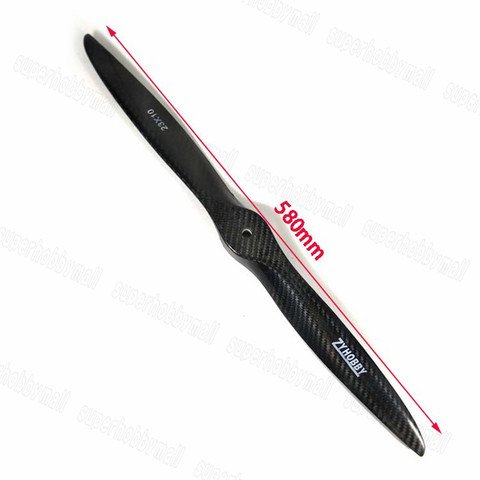 Zyhobby Super Strong Carbon Fiber Propeller For RC Fixed Wing Gas Plane 19*8 19*10 22*10 23*8 23*10 24*8 24*10 ► Photo 1/6