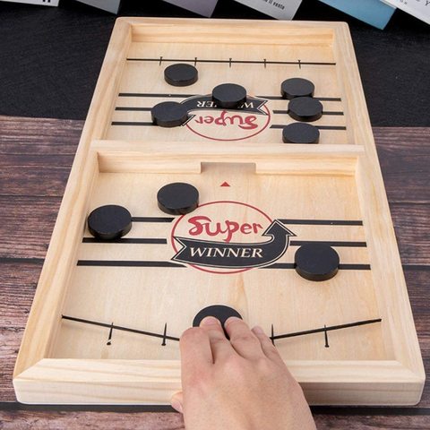 Fast Hockey Sling Puck Game Catapult Chess Parent-child Interactive Game Toy Winner Board Chess Games toys For Children ► Photo 1/6