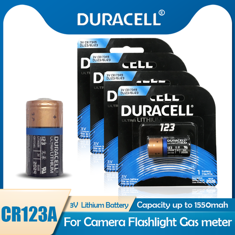 CR123 DURACELL - Battery: lithium