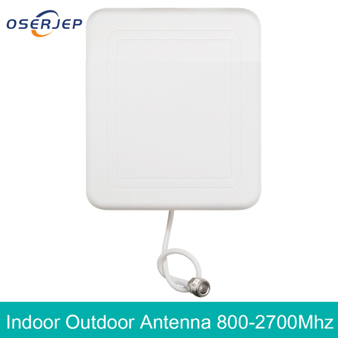 4g outdoor internal antenna 2g 3G 4G LTE Panel indoor antenna  800-2700 with N-female cell phone booster repeater antenna ► Photo 1/6
