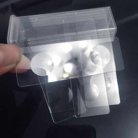 Cavity Glass Coverslips Double  Single Concave blank Microscope Glass Slides Reusable Laboratory Blank Sample Cover Glass ► Photo 1/4