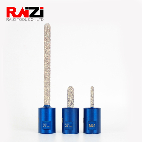 Raizi 1pc Diamond Coated Mortar Raking Bit for Mortar Removal M14/ 5 8-11 Thread Vacuum Brazed Coarse Brick Milling Bit ► Photo 1/6