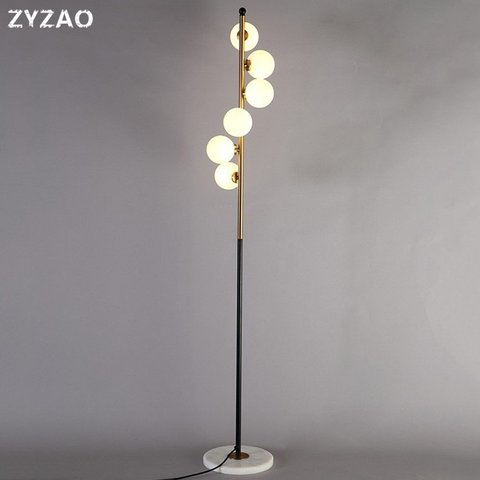 History Review On Modern Led, Frosted White Glass Ball Gold Floor Lamp