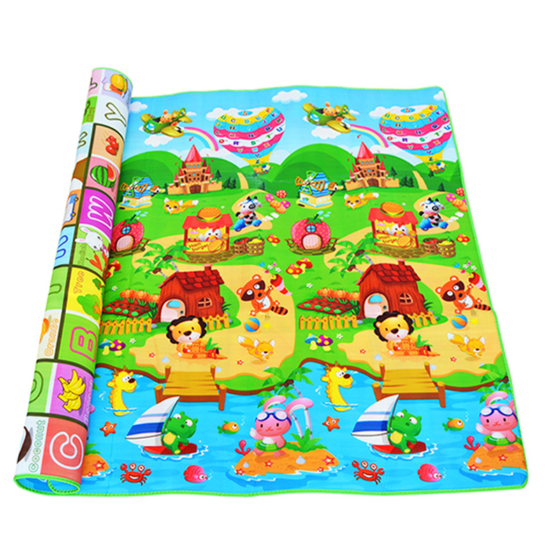 0.5cm Double-Side Baby Crawling Play Mat Dinosaur Puzzle Game Gym Soft Floor  Eva Foam Children Carpet for Babies KidsToys