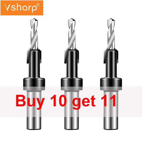 Dia.6-14mm Countersink Drill Woodworking Drill Bit Drilling Pilot Holes For Screw Counter Bore Drill Screw Countersunk 8MM Shank ► Photo 1/6