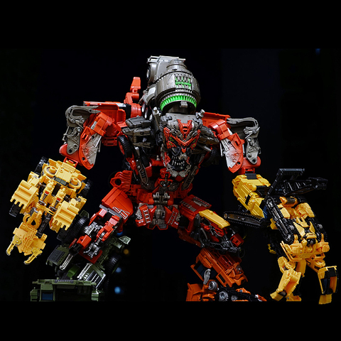 Transformation AOYI SS Devastator Overload Roaring Rampage Hook Bulldozer Action FIgure ► Photo 1/6