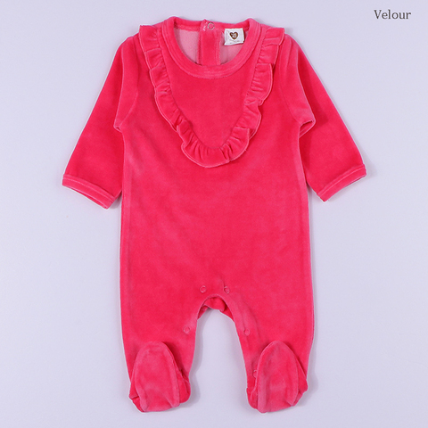 Baby rompers long sleeves children clothing baby overalls kids boys clothes girls clothes baby jumpsuit frill footies rompers ► Photo 1/6