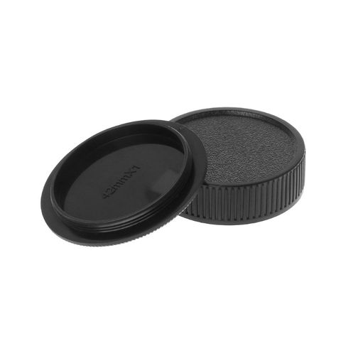 Rear Lens Body Cap Camera Cover M42 42mm Anti-dust Screw Mount Protection Black ► Photo 1/6