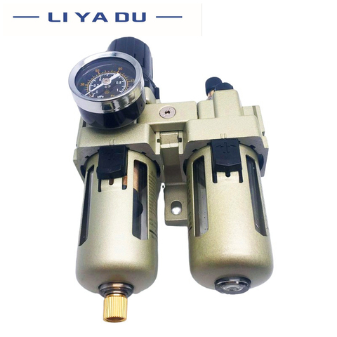 AC3010-02 G1/4 AC3010-03 G3/8 Oil and water separator filters Air compressor regulating valve Two air filters ► Photo 1/6
