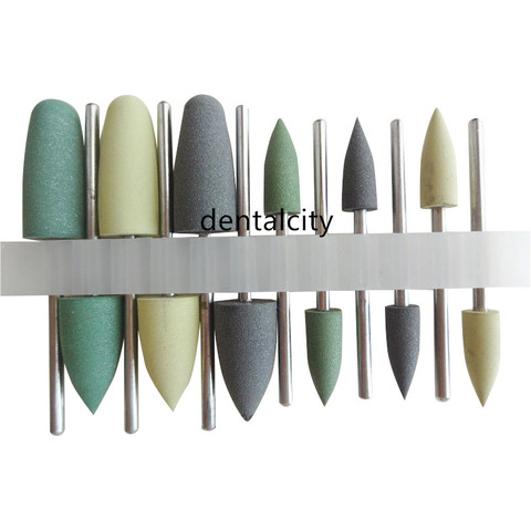 12pcs Dental 2.35mm Resin Base Polishing Burs Teeth Jewel Polishers Dental materials ► Photo 1/2