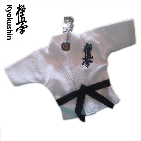 Kyokushin karate Sale Keychain Kyokushinkai Uniform Kimono Cartoon Pendant Sport Gifts Keepsake Key Button key Ring souvenir ► Photo 1/5