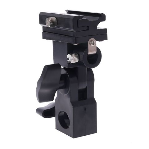 Photo Flash Adapter Hot Shoe Swivel Mount Light Stand Bracket B Umbrella Holder Drop Shipping Support ► Photo 1/6