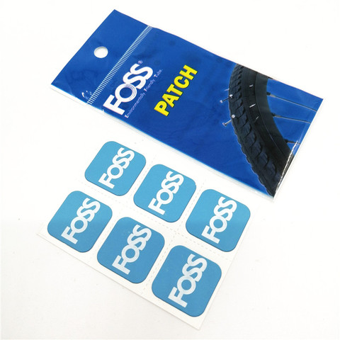 6-PCS FOSS Inner Tube Patch 16/18/20/24/26/27.5/29 Inch 700C Road Bicycle Mountain Bike Tube Repair Self-adhesive Patch Taiwan ► Photo 1/6
