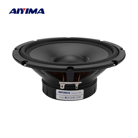 AIYIMA 1Pc 6.5 Inch Mid Range Bass Speaker 4 8 Ohm 30W Home Theater Waterproof Medium Woofer PP Basin Rubber Outdoor Loudspeaker ► Photo 1/6