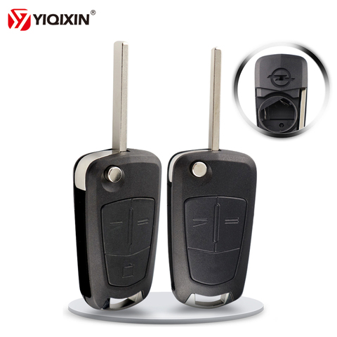 YIQIXIN 2/3 Button Flip Folding Remote Car Key Cover Fob Case Shell For Opel Vauxhall Corsa D Astra J G Zafira A Vectra B Mokka ► Photo 1/6