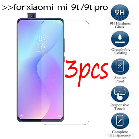 3pcs tempered glass for xiaomi poco m3 m 3 screen protector for xiaomi 9T pro 9 t 9tpro mi 9t safty armor glass protective film ► Photo 1/6