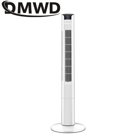 DMWD Electric Air Cooling Fan Tower Type Floor Stand Cooler Mute Vertical Bladeless Remote Timer Conditioning ventilator EU Plug ► Photo 1/3