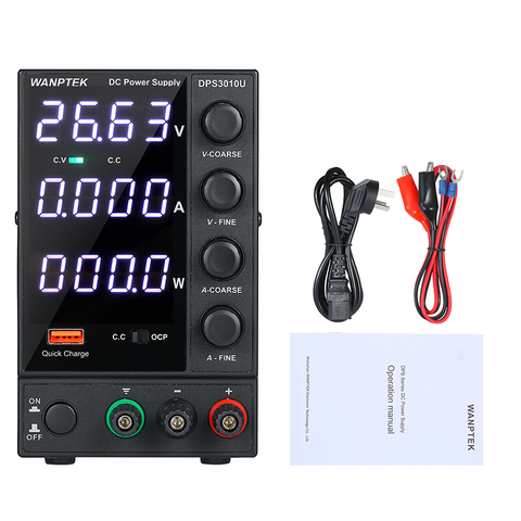 Wanptek Lab DC Power Supply Adjustable DPS3010U USB LED Display Bench Switching Power Supply 30V 10A Regulator Stabilizer Source ► Photo 1/6