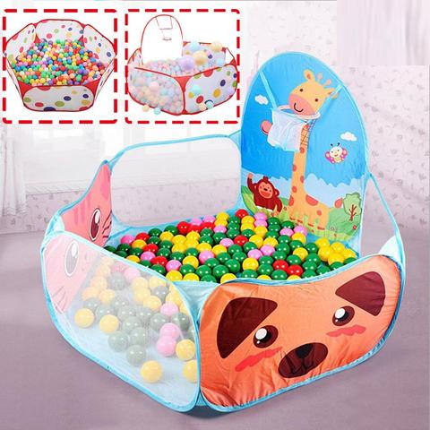 Foldable Cartoon Outdoor Sports Playground Kids Children Ocean Ball Pit Pool Baby Tent Ball Basket Gaming Toys Educational Toy ► Photo 1/6