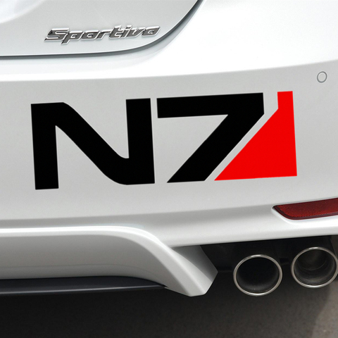 Car Stickers MASS EFFECT N7 Creative Decoration Decals For Trunk Windshield Auto Tuning Styling Vinyls D40 ► Photo 1/1