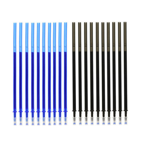 Student Erasable Pen Replacement All-Needle Tube 0.5 Black Blue Magic Rub Abrasion Thermal Erasable Refill Accessories 10 Pcs ► Photo 1/1