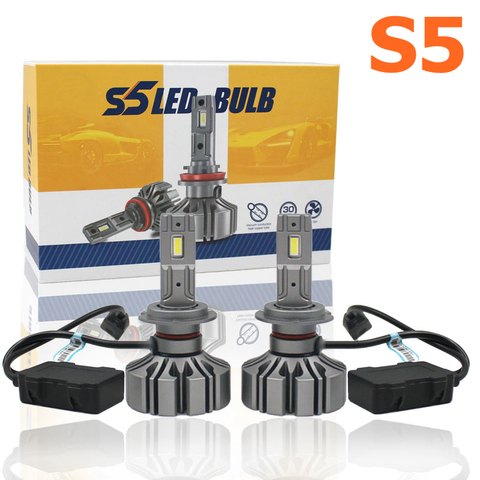 S5 60W 6000LM H7 H11 H8 9005 9006 H1 LED Bulbs LED H7 headlight kit Fog Light H4 H7 H8 H16 Car LED Lamps LED Headlights Bulb ► Photo 1/6