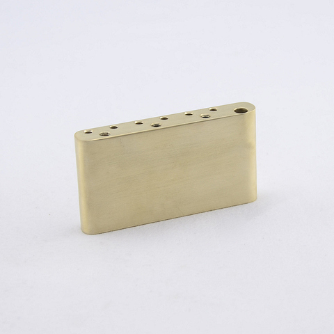 GuitarFamily  Hand-made Electric Guitar Tremolo System Bridge Brass Block For Mexico Fender / Squier CV  (#1264) ► Photo 1/5