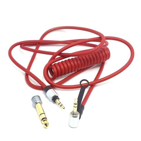 Spring Stereo Audio Cable Cord Replacement for Dr Dre Solo/ Pro/ Mixr/ Headphones/ Studio for Beats Headsets Adapter ► Photo 1/4