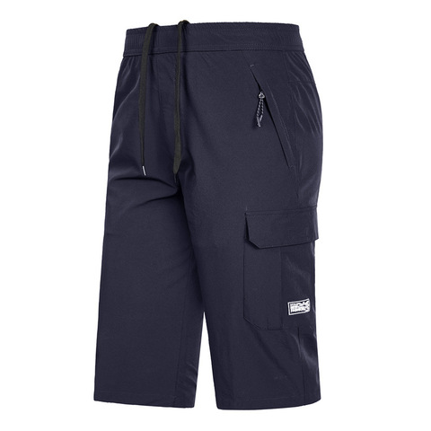 Mens Summer Shorts 2022 Large Size 5xl 6XL 7XL 8XL Quick Dry Breeches Bermuda Male Elastic Stretch Zipper Pocket Long Short Men ► Photo 1/6