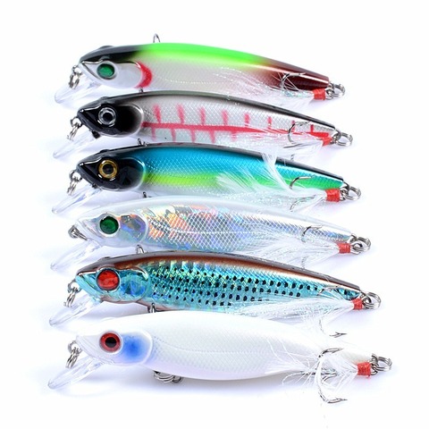 1PCS Minnow Fishing Lure 8.6cm/9.1g Pesca Hooks Fishing Wobbler Tackle Crankbait Artificial Japan Hard Bait Swimbait ► Photo 1/6