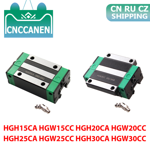 1/4PCS HGH15CA HGW15CC HGH20CA HGW20CC HGH25CA HGW 25CC 30CC HGH30CA  Slider Block match use HGR Linear Guide Rail for CNC Parts ► Photo 1/6