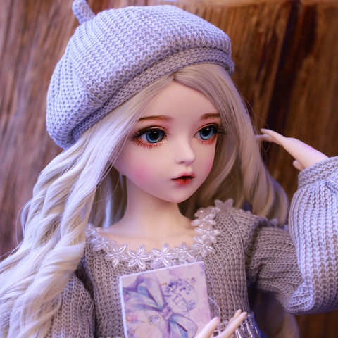 bjd doll 60cm gifts for girl Silver hair Doll With Clothes  Change Eyes NEMEE Doll Best Valentine's Day Gift Handmade Beauty Toy ► Photo 1/5