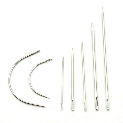 7pcs Upholstery Carpet Leather Canvas Repair Curved Hand Sewing Needles Kit   PR Sale ► Photo 1/6