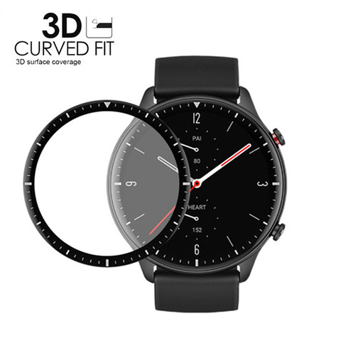 3D Curved Full Edge Soft Protective Film For Xiaomi Huami Amazfit GTR 2 Screen Protector for Amazfit Watch GTR2 Smartwatch Cover ► Photo 1/5
