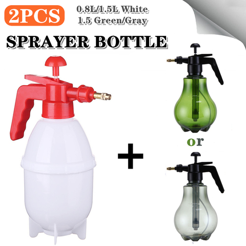 2-Pcs Hand Pressure Trigger Sprayer Sprinkler Disinfection Sprayers Bottle Adjustable Air Compression Spray Bottle Watering Can ► Photo 1/6