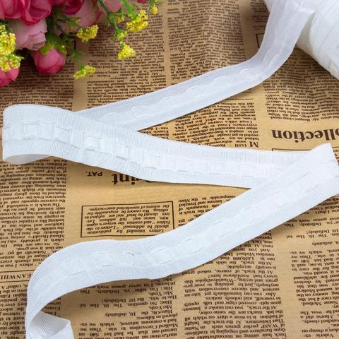 Pull Pleated Tape 2.5cm Width For Korean hook lifting hook Tape Cotton Blended DIY Curtains Accessories A055&20 ► Photo 1/5