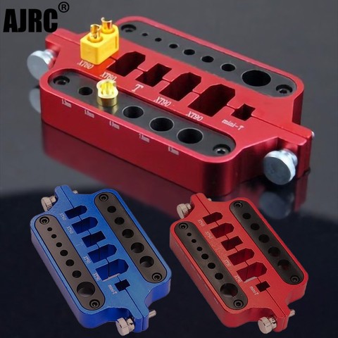 RC metal mini red soldering tool holder model car drone marine welding tool T plug connector XT60 XT90 ► Photo 1/6