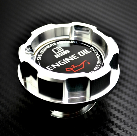 Silver Aluminum ENGINE Oil Cap For Ford Focus 2000-2014 2016-2022 25689CH ► Photo 1/1