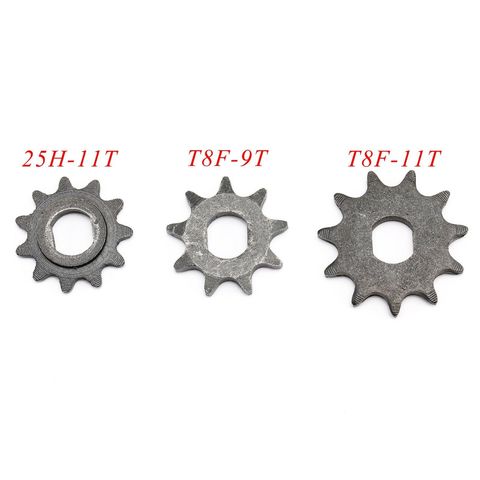 25H T8F 9T 11T Front Sprocket 43cc 47cc 49cc Mini Pocket Dirt Bike Scooter ATV ► Photo 1/6