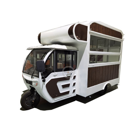 Mobile Customized Electric Fast Food Kiosk Cargo Tricycles Three Wheels Cheap Tuk Car for Sale Europe ► Photo 1/6