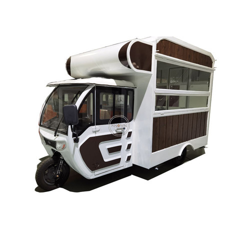 Mobile Customized Electric Fast Food Kiosk Cargo Tricycles Three Wheels Cheap Tuk Car for Sale Europe ► Photo 1/6