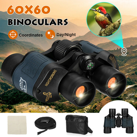 New 60X60 Binoculars HD Day Night Waterproof 160000m Coordinates Telescopes for Hunting Camping SCI88 ► Photo 1/6