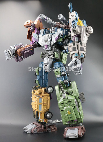 JinBao Transformation G1 WB Bruticus Onslaught Brawl Swindle Blast Off Vortex Oversize 5IN1 KO Action Figure Robot Toys ► Photo 1/6