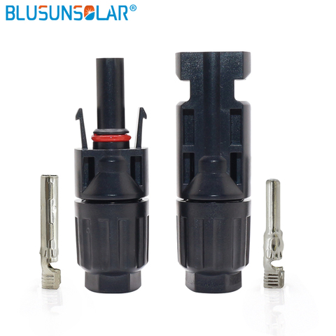 Pair of Solar Connector Solar Solar Plug Cable Connectors (male and female) for Solar Panels and Photovoltaic Systems ► Photo 1/6