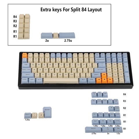 Laser Etched ANSI ISO OEM Profile Thick PBT Keycap For MX Mechanical Keyboard Filco YMD96 YMD75 KBD75 FC980M VEA 75% SP84 ► Photo 1/1