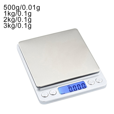 Buy Online New 0 01 0 1g Precision Lcd Digital Scales 500g 1 2 3kg Mini Electronic Grams Weight Balance Scale For Tea Baking Weighing Scale Alitools