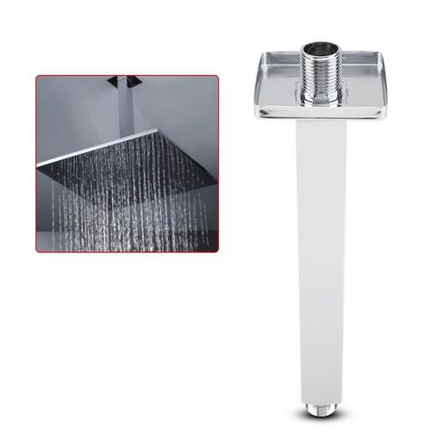 Square Stainless Steel Top Sprayer Extension Tube Wall Mount for Shower Arm Pipe Bathroom Ceiling Shower Head shower extension ► Photo 1/6