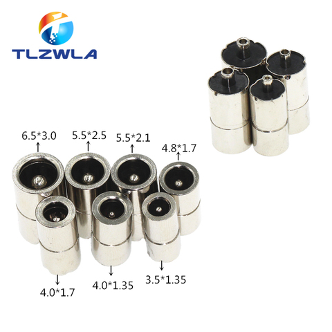 5pcs Copper Female DC Power plug 5.5*2.1mm 3.5*1.3mm 5.5*2.5mm 4.0*1.7mm 2.0*0.6mm 2.5*0.7mm Female Connector For Welding ► Photo 1/6