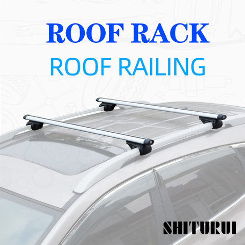 Universal 135CM Car Roof Racks Cross Bars Crossbars 75kg 150LBS For Car With Side Rails Work With Kayak Cargo Ski Racks ► Photo 1/6